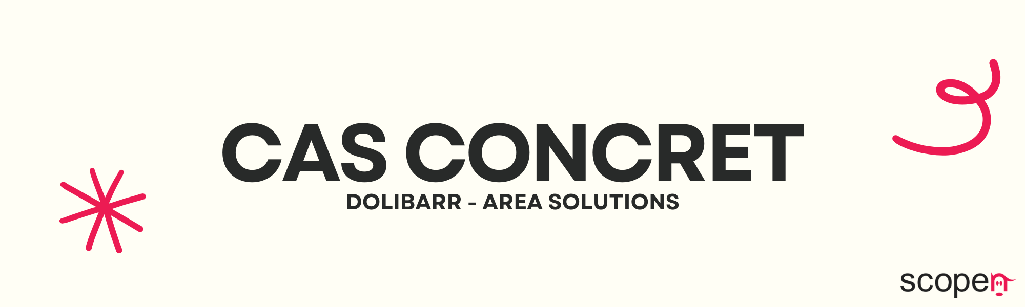 Bannière du cas concret Area Solutions